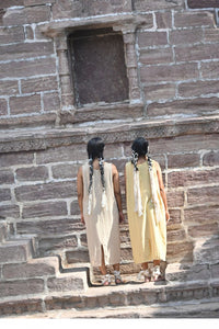 SLEEVELESS DRESS - NATURAL