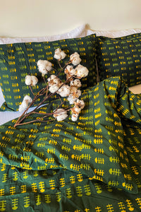 Fishbone queen quilt cover set