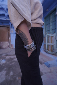 Gauze hemp cotton kala pants